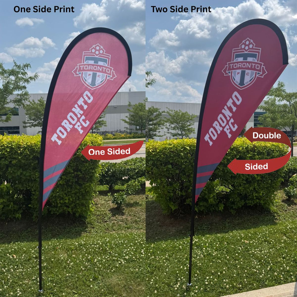 Tear Drop Flag Kit Double Sided
