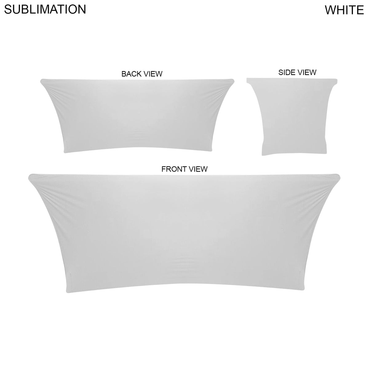 Sublimated Stretch Fit 6' Table Cloth