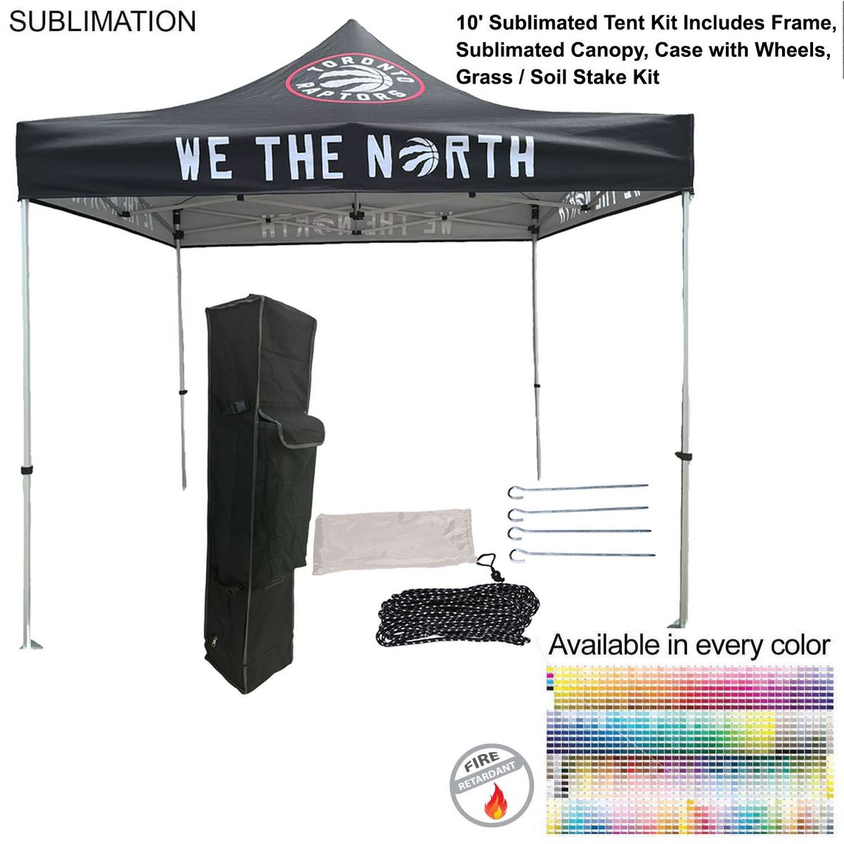 10' Premium Sublimated Tent Kit